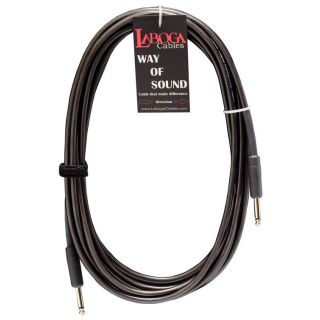 Kabel Laboga Way of Sound Instrumentenkabel   8m Black Transparent